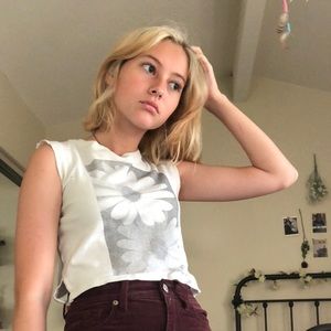 Brandy Melville Flower Tank Top